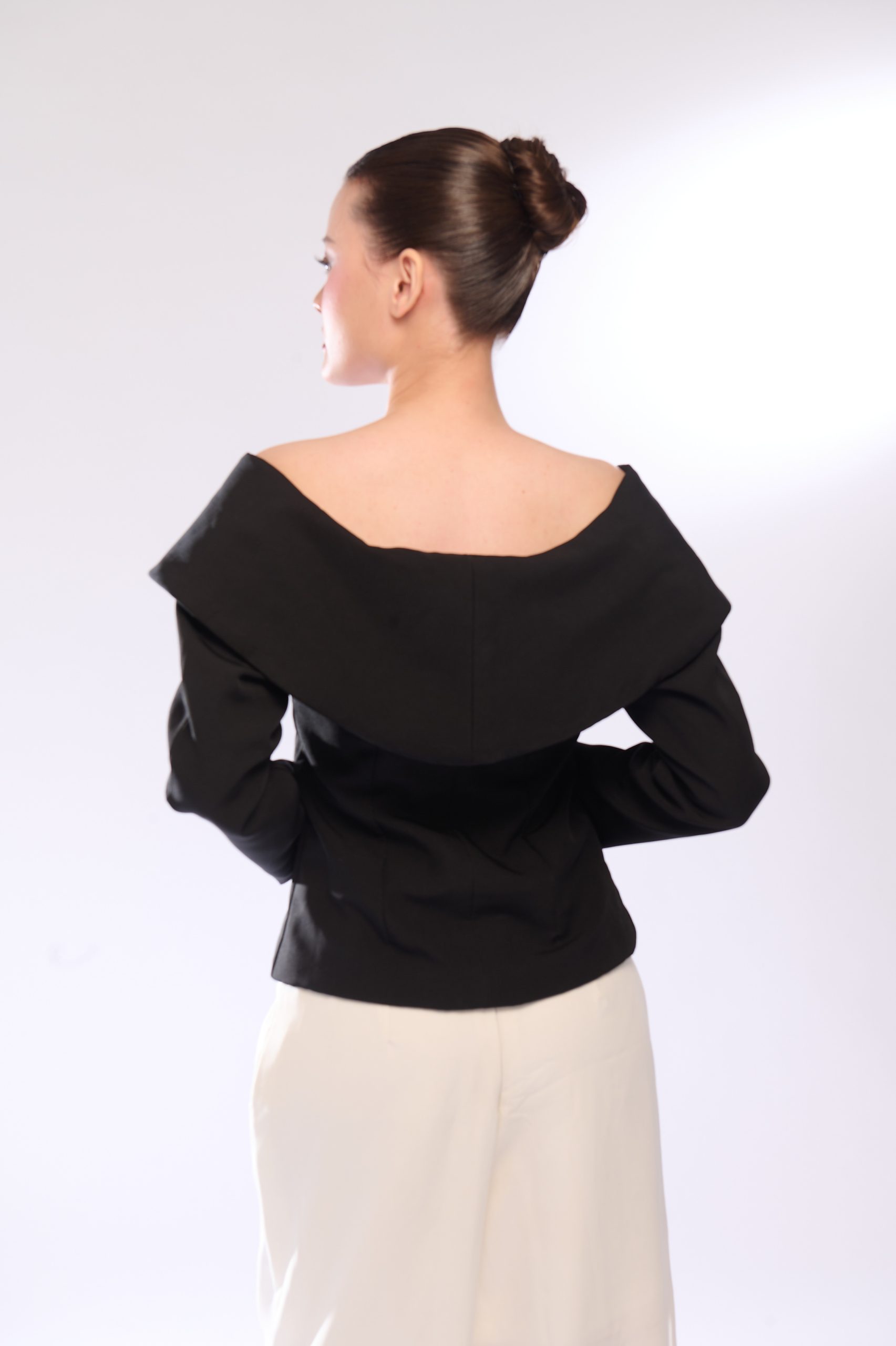 Wide Shoulder Blazer - Image 2