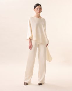 Silk Straight Pants